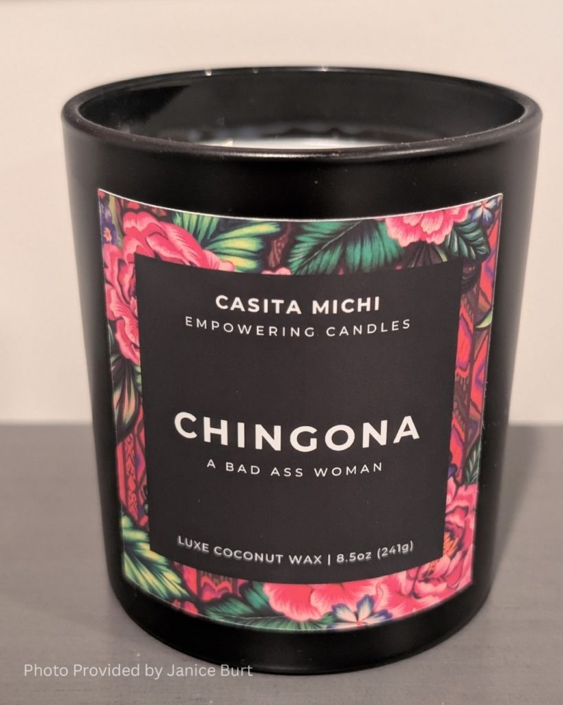 "Chingona" candle "Chingona" candle