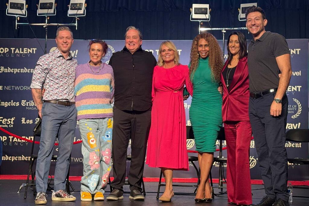 Left to right: Sir David Fagan, Dani Wallace, Jim Poole, Lady Jen Du Plessis, Dr Tina Lewis, Sara Davison, Tyler Ornstein Left to right: Sir David Fagan, Dani Wallace, Jim Poole, Lady Jen Du Plessis, Dr Tina Lewis, Sara Davison, Tyler Ornstein