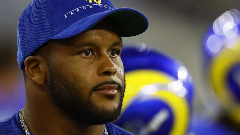 Aaron Donald is a focal point for Christian McCaffrey amid his uncertain status for 49ers-Rams.