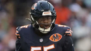Chicago Bears edge rusher Dayo Odeyingbo.