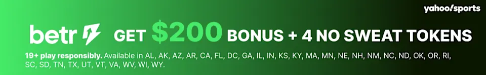 A banner showing the welcome offer at Betr picks, which is $200 in No Sweat Tokens